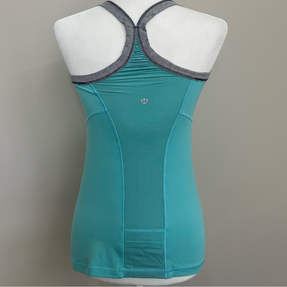 Lululemon teal performance tank top - Picture 2 of 2